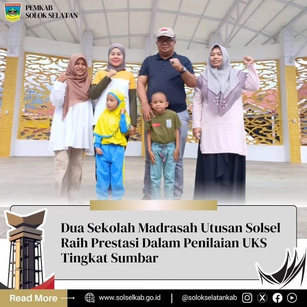 Dua Sekolah Madrasah Utusan Solsel Raih Prestasi Dalam Penilaian UKS Tingkat Sumbar