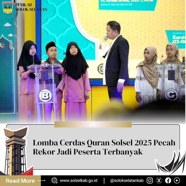 Lomba Cerdas Quran Solsel 2025 Pecah Rekor Jadi Peserta Terbanyak