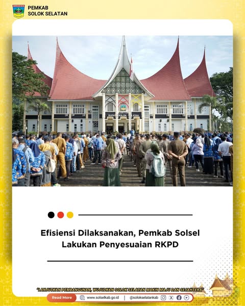 Efisiensi Dilaksanakan, Pemkab Solsel Lakukan Penyesuaian RKPD