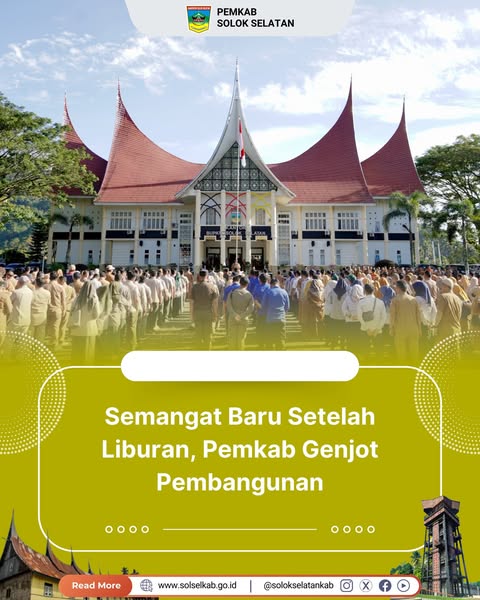 Semangat Baru Setelah Liburan, Pemkab Genjot Pembangunan