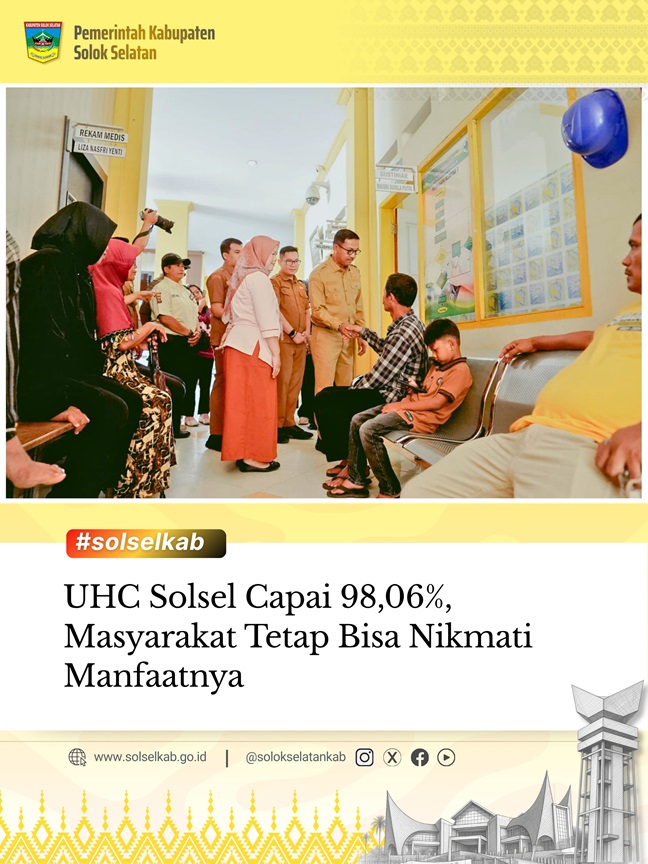 UHC Solsel Capai 98,06%, Masyarakat Tetap Bisa Nikmati Manfaatnya